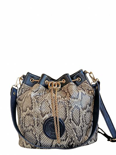 ΓΥΝΑΙΚΕΙΑ ΤΣΑΝΤΑ ΠΟΥΓΚΙ SNAKE LEATHER 