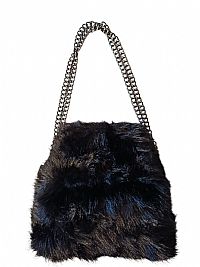 ΓΥΝΑΙΚΕΙΑ ΓΟΥΝΙΝΗ ΤΣΑΝΤΑ ΩΜΟΥ ΜΑΥΡΗ ΜΕ ΑΛΥΣΙΔΕΣ