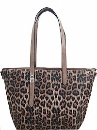 ΓΥΝΑΙΚΕΙΑ ΤΣΑΝΤΑ ΩΜΟΥ  ANIMAL PRINT ΚΑΦΕ