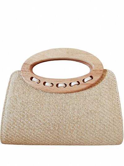 ΓΥΝΑΙΚΕΙΟΣ ΦΑΚΕΛΟΣ ΣΚΛΗΡΗ ΨΑΘΑ ΜΕ ΞΥΛΙΝΗ ΛΑΒΗ ΜΠΕΖ