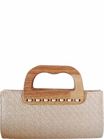 ΓΥΝΑΙΚΕΙΟΣ ΦΑΚΕΛΟΣ ΣΚΛΗΡΗ ΨΑΘΑ ΜΕ ΞΥΛΙΝΗ ΛΑΒΗ ΜΠΕΖ