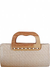 ΓΥΝΑΙΚΕΙΟΣ ΦΑΚΕΛΟΣ ΣΚΛΗΡΗ ΨΑΘΑ ΜΕ ΞΥΛΙΝΗ ΛΑΒΗ ΜΠΕΖ