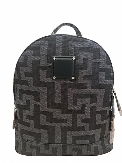 ΓΥΝΑΙΚΕΙΟ ΣΑΚΙΔΙΟ ΠΛΑΤΗΣ ΖΑΚΑΡ ΜΑΥΡΟ ΓΚΡΙ