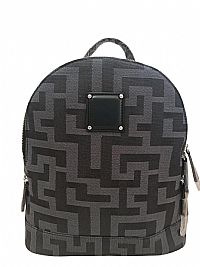 ΓΥΝΑΙΚΕΙΟ ΣΑΚΙΔΙΟ ΠΛΑΤΗΣ ΖΑΚΑΡ ΜΑΥΡΟ ΓΚΡΙ