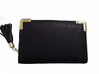 ΓΥΝΑΙΚΕΙΟ ΠΟΡΤΟΦΟΛΙ ΜΑΥΡΟ ΧΡΩΜΑ ΧΡΩΜΑΤΙΣΤΟ ΕΣΩΤΕΡΙΚΟ