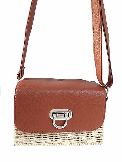 ΓΥΝΑΙΚΕΙΟ ΤΣΑΝΤΑΚΙ ΑΠΟ ΣΚΛΗΡΗ ΨΑΘΑ ΜΠΕΖ ΜΕ ΤΑΜΠΑ ΛΟΥΡΙ