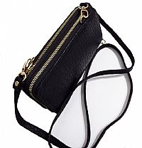 ΓΥΝΑΙΚΕΙΟ ΔΙΠΛΟ ΠΟΡΤΟΦΟΛΙ-ΤΣΑΝΤΑΚΙ  ΜΑΥΡΟ