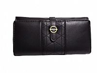 ΓΥΝΑΙΚΕΙΟ ΠΟΡΤΟΦΟΛΙ ΜΑΥΡΟ ΧΡΩΜΑ ΜΕ ΜΕΤΑΛΛΟ