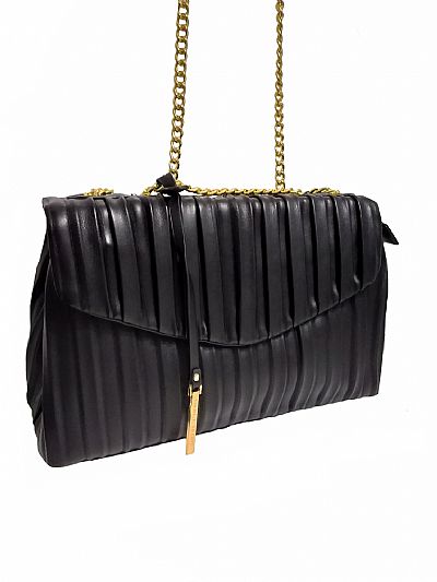 ΓΥΝΑΙΚΕΙΑ ΤΣΑΝΤΑ ΩΜΟΥ- ΧΙΑΣΤΙ ΜΑΥΡΟ ΧΡΩΜΑ ΜΕ ΑΛΥΣΙΔΑ