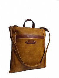 ΓΥΝΑΙΚΕΙΟ ΣΑΚΙΔΙΟ ΠΛΑΤΗΣ BACKPACK ΜΟΥΣΤΑΡΔΙ ΜΕ ΤΑΜΠΑ