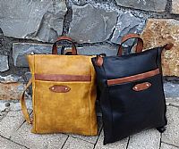 ΓΥΝΑΙΚΕΙΟ ΣΑΚΙΔΙΟ ΠΛΑΤΗΣ BACKPACK ΜΟΥΣΤΑΡΔΙ ΜΕ ΤΑΜΠΑ