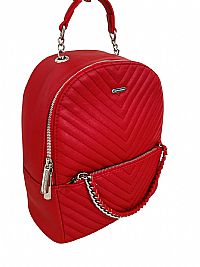 ΓΥΝΑΙΚΕΙΟ ΣΑΚΙΔIO DAVID JONES ΚΟΚΚΙΝΟ ΜΕ ΑΛΥΣΙΔΑ