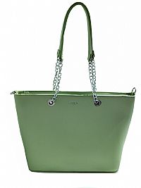 ΓΥΝΑΙΚΕΙΑ ΤΣΑΝΤΑ ΩΜΟΥ ΠΡΑΣΙΝΟ ΧΡΏΜΑ ΜΕ ΑΣΗΜΙ ΑΛΥΣΙΔΕΣ