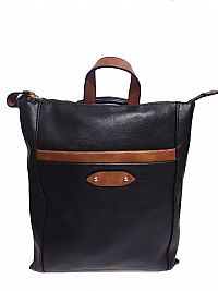 ΓΥΝΑΙΚΕΙΟ ΣΑΚΙΔΙΟ ΠΛΑΤΗΣ BACKPACK ΜΑΥΡΟ ΜΕ ΤΑΜΠΑ