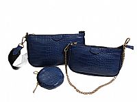 ΓΥΝΑΙΚΕΙΟ ΣΕΤ ΤΣΑΝΤΑΚΙ ΧΙΑΣΤΙ ΜΠΛΕ ΧΡΩΜΑ