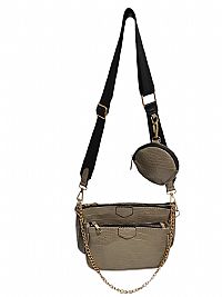 ΓΥΝΑΙΚΕΙΟ ΣΕΤ ΤΣΑΝΤΑΚΙ ΧΙΑΣΤΙ TAUPE ΧΡΩΜΑ