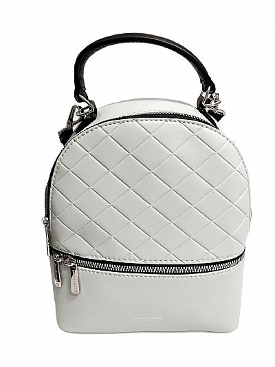 ΓΥΝΑΙΚΕΙΟ ΣΑΚΙΔΙΟ ΠΛΑΤΗΣ DAVID JONES  ΛΕΥΚΟ ΚΑΠΙΤΟΝΕ 