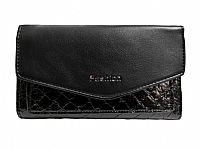 ΓΥΝΑΙΚΕΙΟ ΠΟΡΤΟΦΟΛΙ ΜΑΥΡΟ ΧΡΩΜΑ ,ΔΥΟ ΔΙΑΦΟΡΕΤΙΚΕΣ ΥΦΕΣ