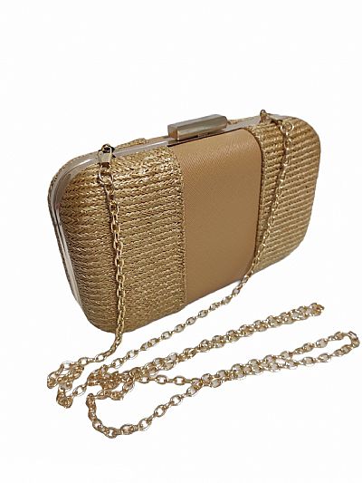 ΓΥΝΑΙΚΕΙΟΣ ΒΡΑΔΙΝΟΣ ΦΑΚΕΛΟΣ VERDE ΨΑΘΑ ΜΕ ΔΕΡΜΑ ΚΑΦΕ ΧΡΥΣΟ