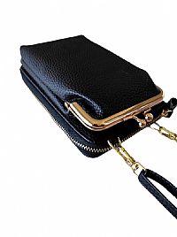 ΓΥΝΑΙΚΕΙΟ ΤΣΑΝΤΑΚΙ  ΜΕ ΘΗΚΗ ΓΙΑ ΤΟ ΚΙΝΗΤΟ ΜΑΥΡΟ ΧΡΩΜΑ