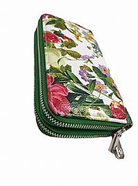 ΓΥΝΑΙΚΕΙΟ ΠΟΡΤΟΦΟΛΙ ΔΙΠΛΟ ΠΡΑΣΙΝΟ ΜΕ ΛΟΥΛΟΥΔΙΑ