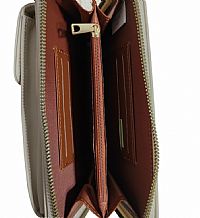 ΓΥΝΑΙΚΕΙΟ ΠΟΡΤΟΦΟΛΙ-ΤΣΑΝΤΑΚΙ  ΜΕ ΘΗΚΗ ΓΙΑ ΚΙΝΗΤΟ ΜΠΕΖ ΜΕ ΣΤΡΑΣ