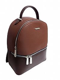 ΓΥΝΑΙΚΕΙΟ ΣΑΚΙΔΙΟ DAVID JONES ΔΙΧΡΩΜΟ ΚΑΦΕ 