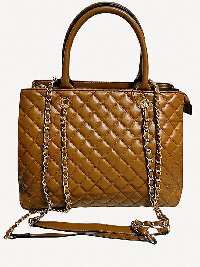 ΓΥΝΑΙΚΕΙΑ ΤΣΑΝΤΑ ΚΑΦΕ ΚΑΠΙΤΟΝΕ ΜΕ ΧΡΥΣΗ & ΑΣΗΜΙ ΑΛΥΣΙΔΕΣ