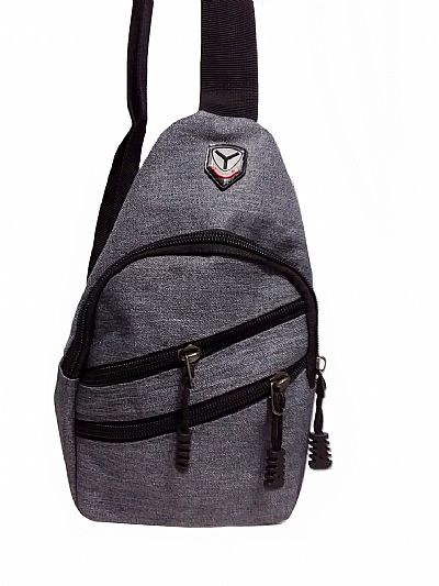 ΑΝΤΡΙΚΟ ΤΣΑΝΤΑΚΙ ΩΜΟΥ ΓΚΡΙ ΧΡΩΜΑ 