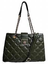 ΓΥΝΑΙΚΕΙΑ ΤΣΑΝΤΑ ΩΜΟΥ ΠΡΑΣΙΝΟ ΚΑΠΙΤΟΝΕ ΜΕ ΧΡΥΣΗ ΑΛΥΣΙΔΑ