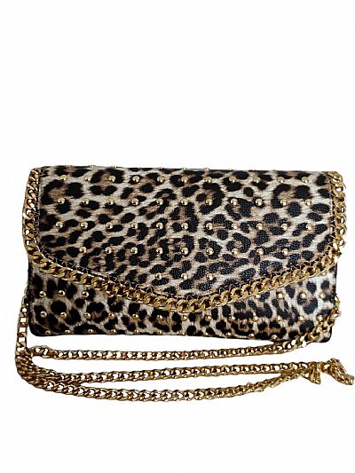 ΓΥΝΑΙΚΕΙΟ ΤΣΑΝΤΑΚΙ ΧΙΑΣΤΙ ΜΕ ΤΡΟΥΚΣ ANIMAL PRINT