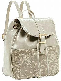 ΓΥΝΑΙΚΕΙΟ ΣΑΚΙΔΙΟ ΠΛΑΤΗΣ VERDE ΓΚΡΙ ΜΕ ΛΟΥΛΟΥΔΙΑ